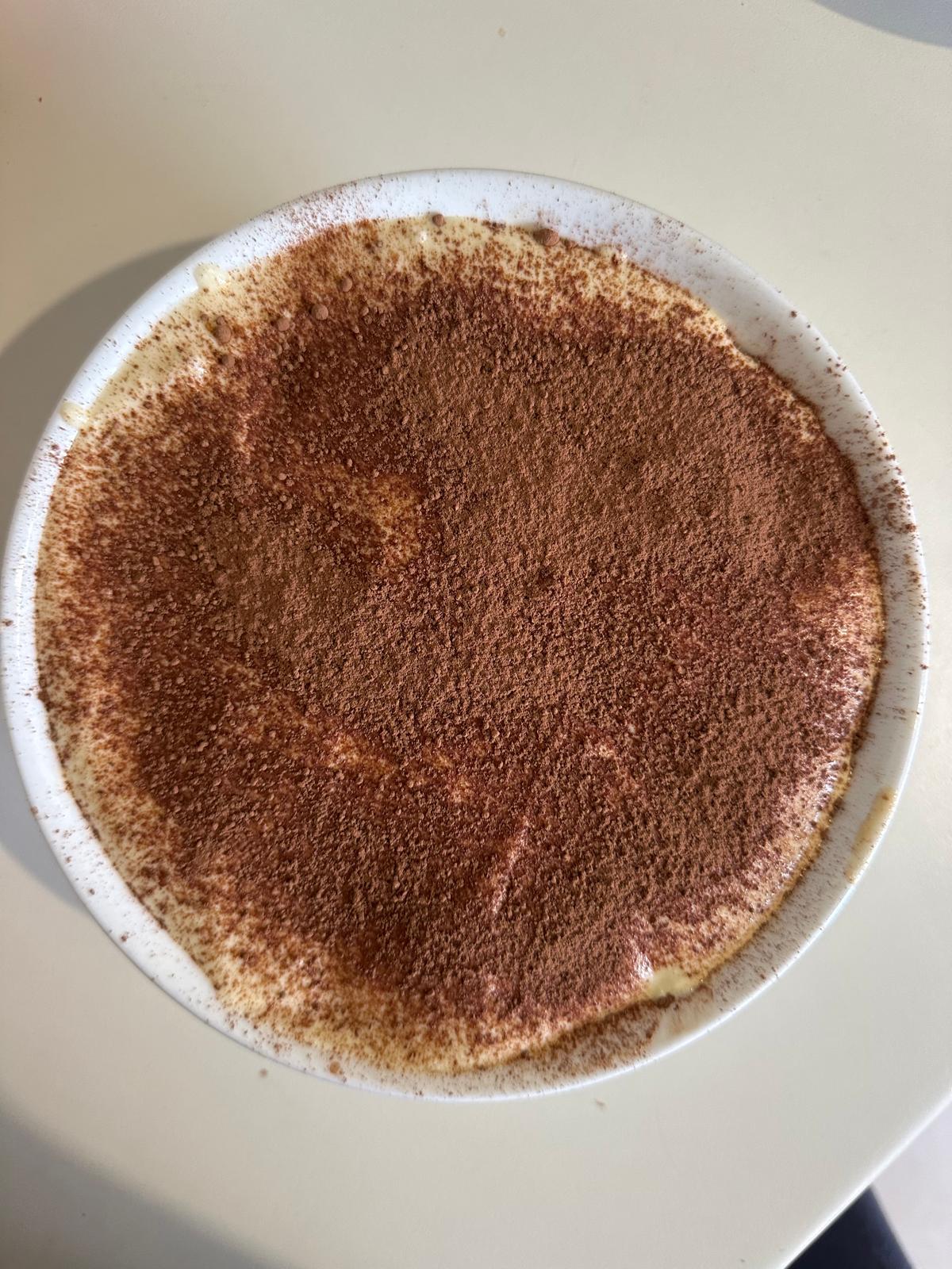 Tiramisù con cacao amaro